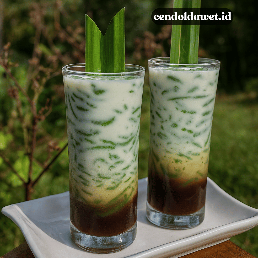 Es Cendol Dawet Pandan, Wangi Segar yang Bikin Ketagihan!