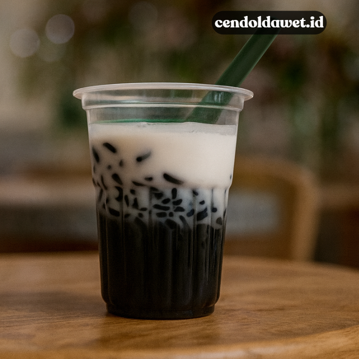 Cendol Dawet Hitam Khas Yogyakarta: Sensasi Manis Segar dengan Warna Unik