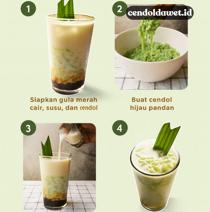 Cendol Dawet Pandan Susu: Inovasi Segar dari Minuman Tradisional Khas Jawa