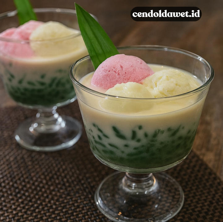 Cendol Dawet Es Krim, Perpaduan Manis Dingin yang Menyegarkan!