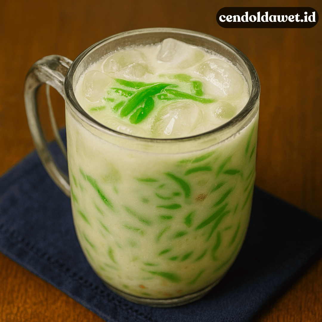 Cendol Dawet Bali dengan Kelapa Muda Segar