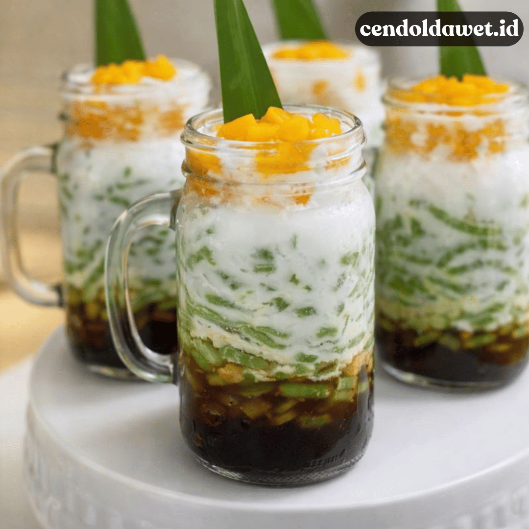 Resep Cendol Dawet Mangga Segar, Minuman Favorit Musim Panas