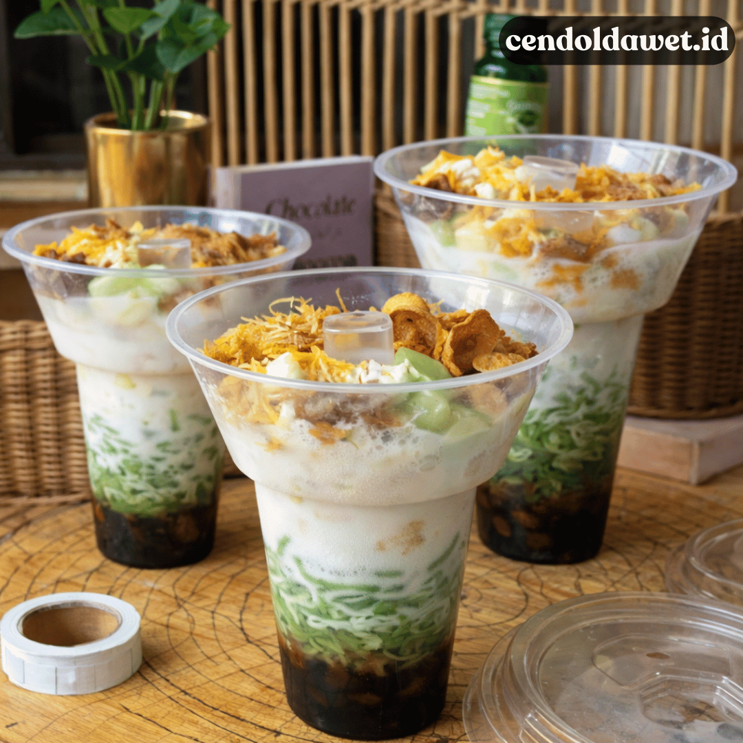 Cara Bikin Cendol Dawet Marble Dua Warna Tanpa Ribet