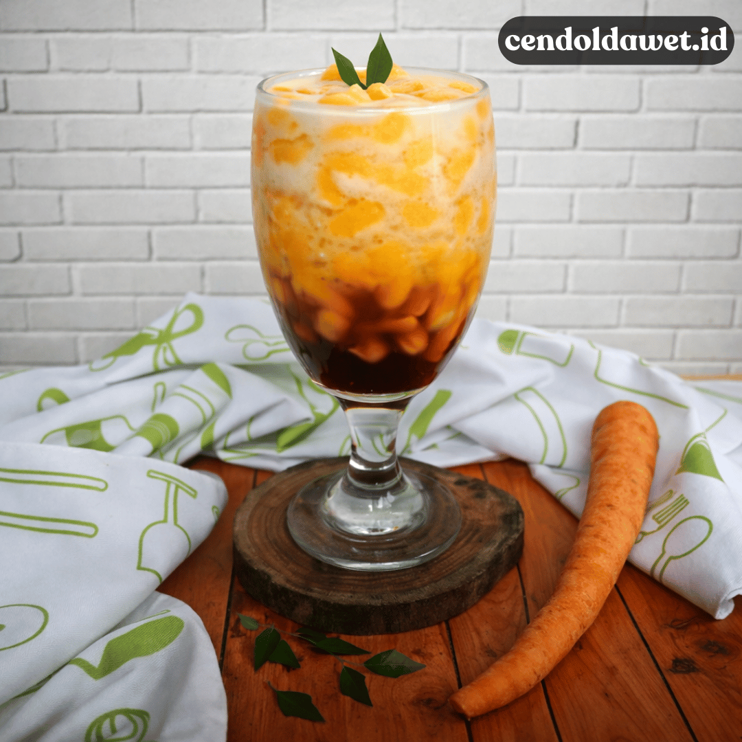 Cendol Dawet Wortel, Warna Alami yang Bikin Penasaran