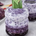 cara bikin cendol dawet ubi ungu