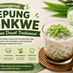 Mengenal Tepung Hunkwe Cendol dan Dawet