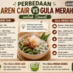 Perbedaan Gula Aren Cair dan Gula Merah Rebus